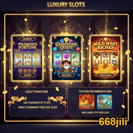 668jili luxury slots promotions
